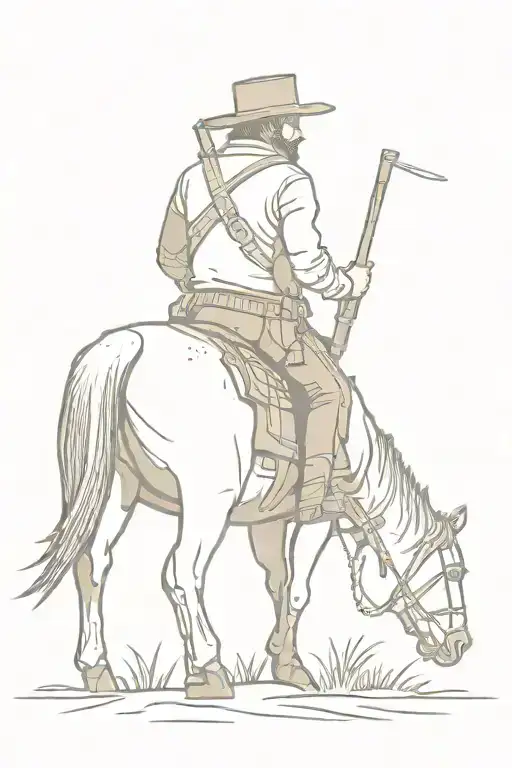 red dead redemption 2 tattoo design idea