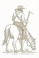 red dead redemption 2 tattoo design idea