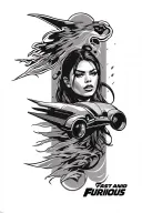    fast and furious   tattoo design idea