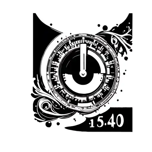 speed counter tattoo design idea