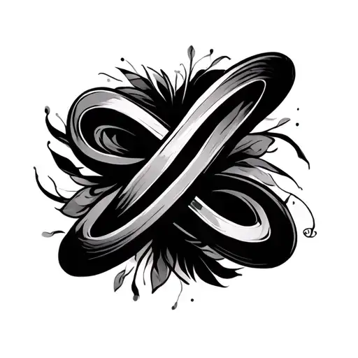 Infinity Symbol Names tattoo design idea