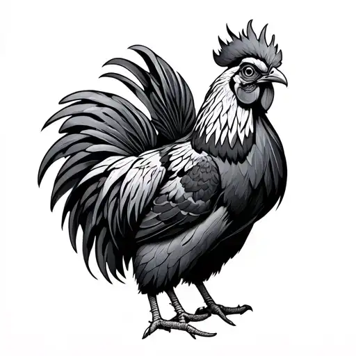 Gamecock tattoo design idea