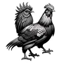Gamecock tattoo design idea