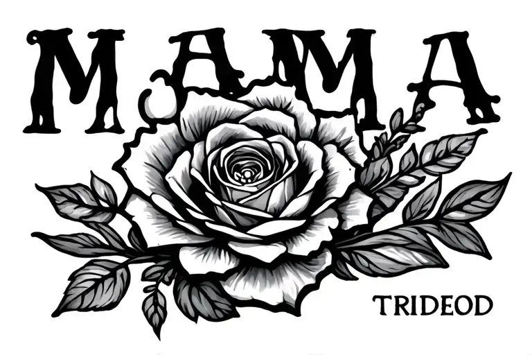 mama tried tattoo design idea
