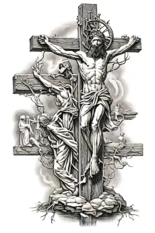  "Crucifixion Of Jesus" tattoo design idea