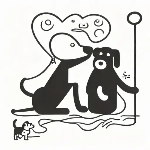 dog lover tattoo design idea