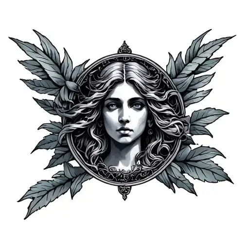 Libra And Aquarius tattoo design idea