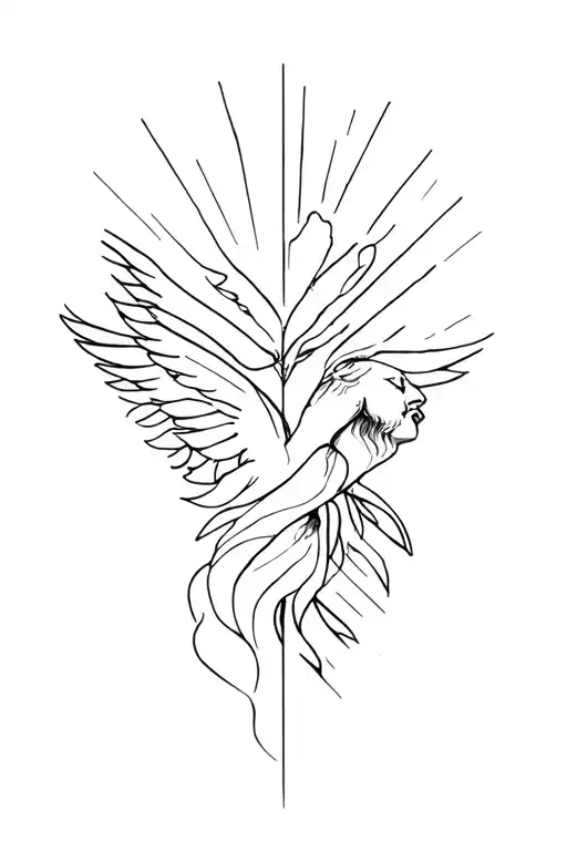 minimalist tattoo resembles freedom , overthinking, richness, creativity  tattoo design idea