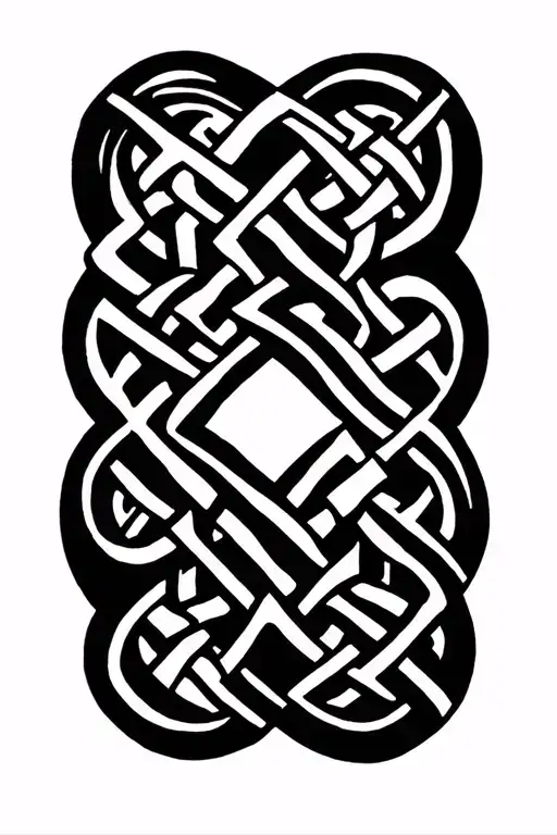 Celtic Dara Knot tattoo design idea