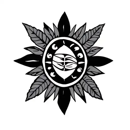 Dominican Taino tattoo design idea