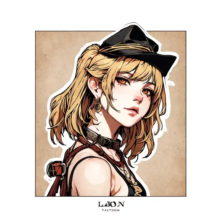 dog collar slave tattoo design idea