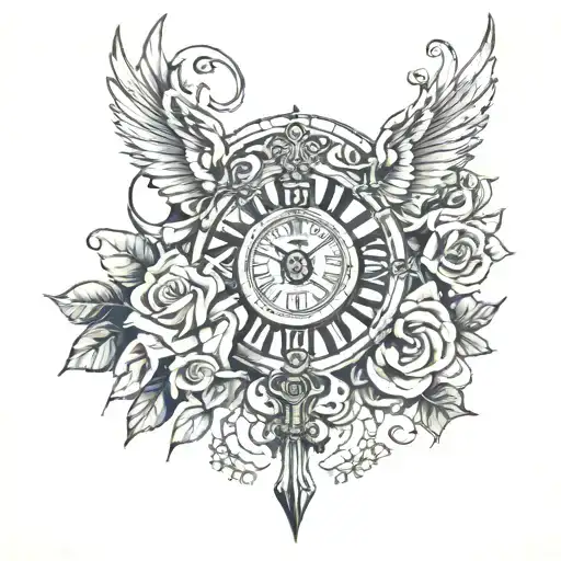 Roman's 8:11 tattoo design idea