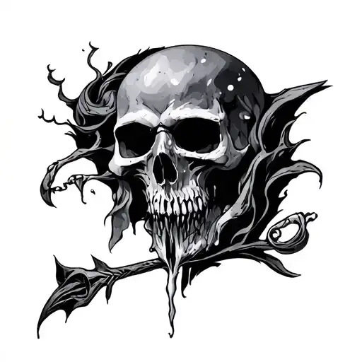 Corbau Oil Ra Dark Side tattoo design idea