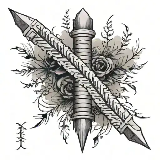 Ogham tattoo design idea