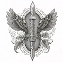 Ogham tattoo design idea