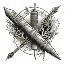 Ogham tattoo design idea