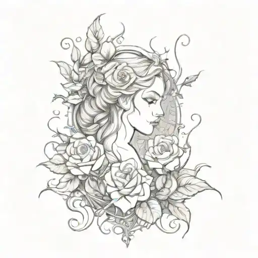 A court of thorn and roses   tattoo design idea