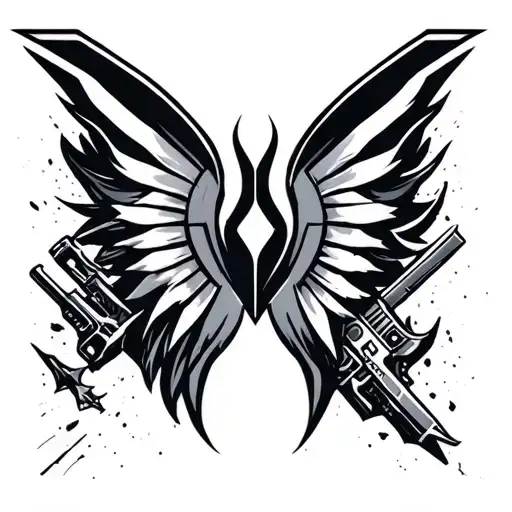 Destiny 2 hunter mark tattoo design idea