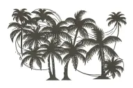 Palm tree and black flag Henry Avery  tattoo design idea