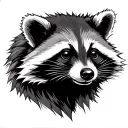 Mechanic Raccoon tattoo design idea