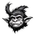Norway cute troll tattoo design idea