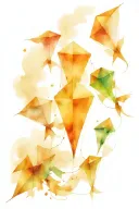 kites tattoo design idea