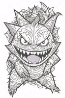 Pokemon Gengar tattoo design idea