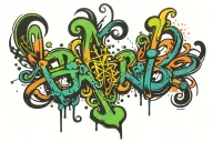 Pain A lil tattoo design idea