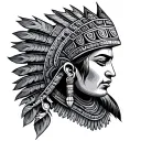 Mayan tattoo design idea