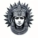 Mayan tattoo design idea