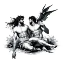 Cain and Abel  tattoo design idea