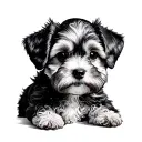 Cockapoo tattoo design idea