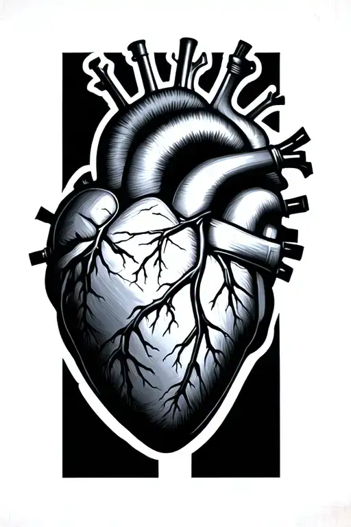 Heart Surgery tattoo design idea