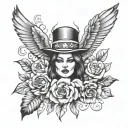 american traditional tattoo design idea