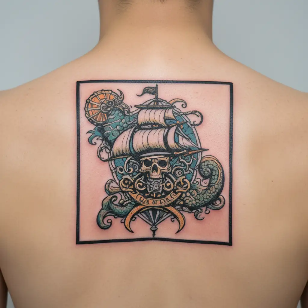 navy shellback  tattoo design idea