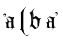 "Alba" tattoo design idea