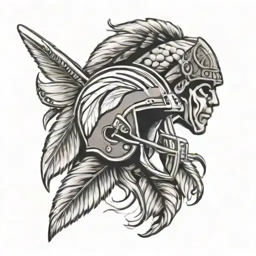 Washington redskins and Washington nationals  tattoo design idea