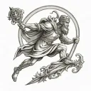 Saint Christopher tattoo design idea