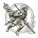 Saint Christopher tattoo design idea