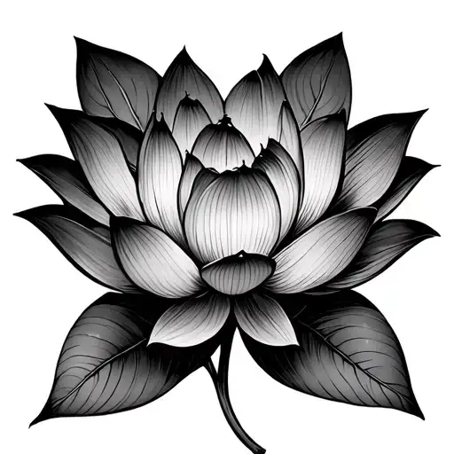Pierce The Veil lotus flower tattoo design idea