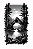 outdoors arm sleeve tattoo design idea