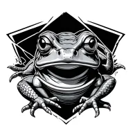 frogman tattoo design idea