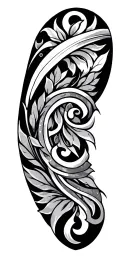 Anglo Saxon pattern inspired tattoo design idea