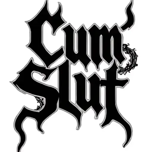"Cum Slut" "Cum Slut" Devils tail. Sexy. Slut tattoo design idea