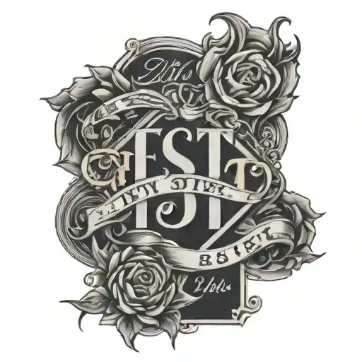 EST 1977 tattoo design idea