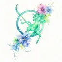 irish resilient persistent sagittarius tattoo design idea