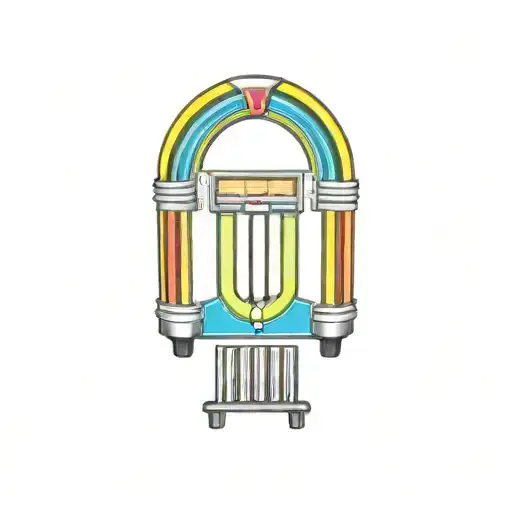 Wurlitzer jukebox tattoo design idea