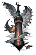 dark tower by stephen king's dark tower tattoo design idea