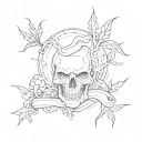 DONT TRUST ANYONE  tattoo design idea