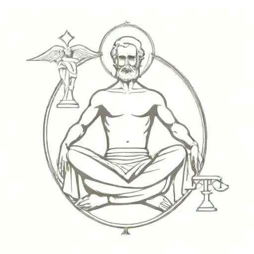 Jesuit temperance stoicism as much as tattoo design idea